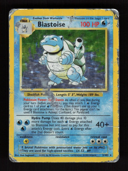 Blastoise 2/102 - Holo - Base