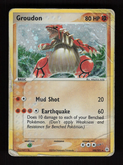 Groudon 102/101 - Holo - Hidden Legends