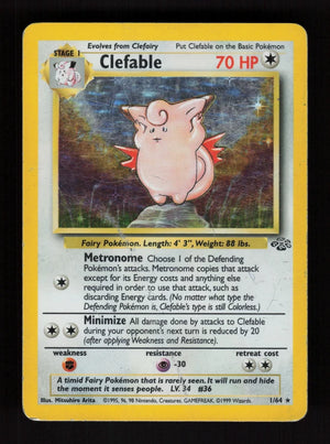 Clefable 1/64 - Holo - Jungle