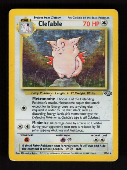 Clefable 1/64 - Holo - Jungle