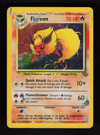 Flareon 3/64 - Holo - Jungle