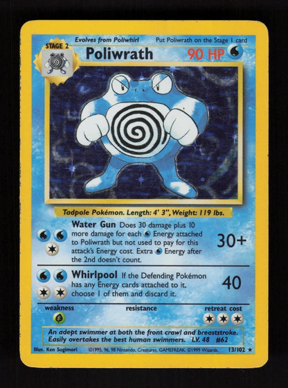 Poliwrath 13/102 - Holo - Base