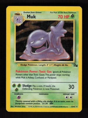 Muk 13/62 - Holo - Fossil
