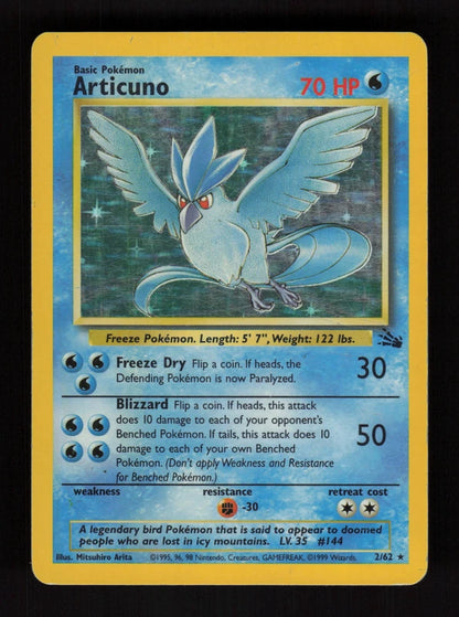 Articuno 17/62 - Holo - Fossil