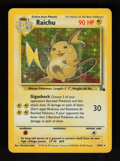 Raichu 14/62 - Holo - Fossil