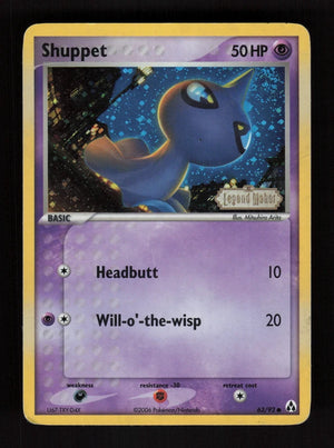 Shuppet 63/92 - Reverse Holo - Legend Maker