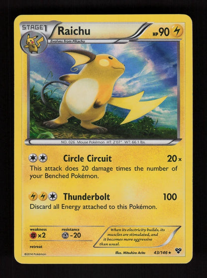 Raichu 43/146 - Holo - XY