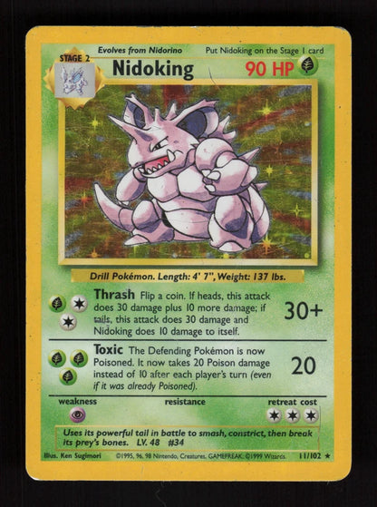 Nidoking 11/102 - Holo - Base