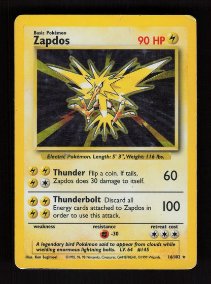 Zapdos 16/102 - Holo - Base