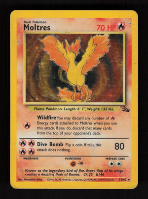 Moltres 12/62 - Holo - Fossil