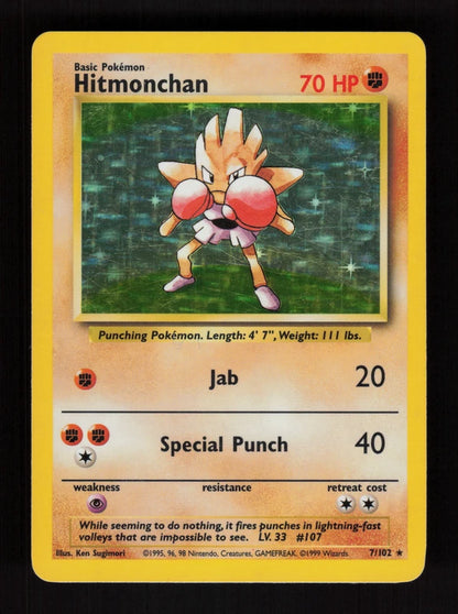 Hitmonchan 7/102 - Holo - Base