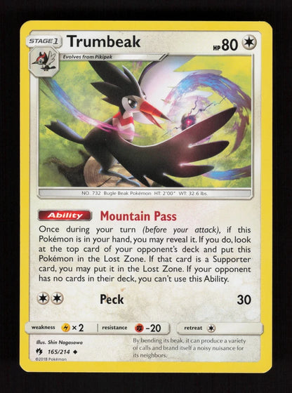 Trumbeak 165/214 - Lost Thunder