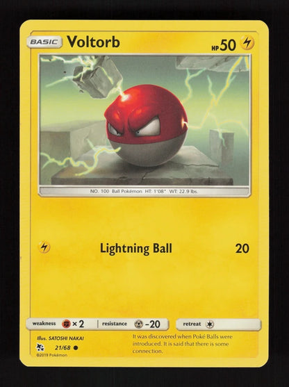 Voltorb 21/68 - Hidden Fates