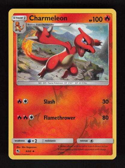 Charmeleon 8/68 - Reverse Holo - Hidden Fates