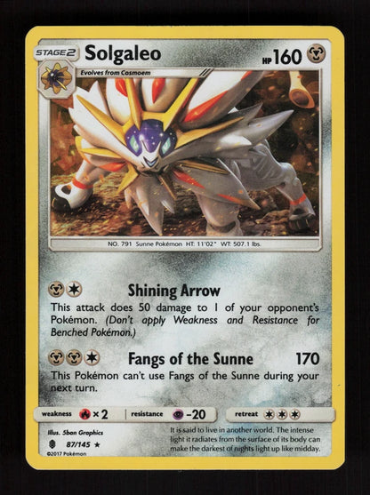 Solgaleo 87/145 - Holo - Guardians Rising