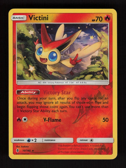 Victini 10/145 - Reverse Holo - Guardians Rising
