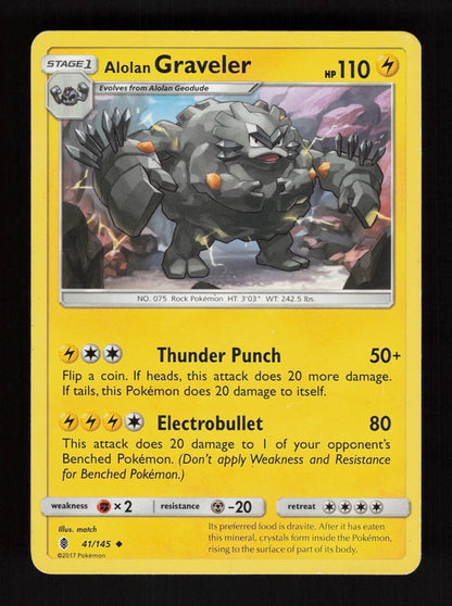 Alolan Graveler 41/145 - Guardians Rising