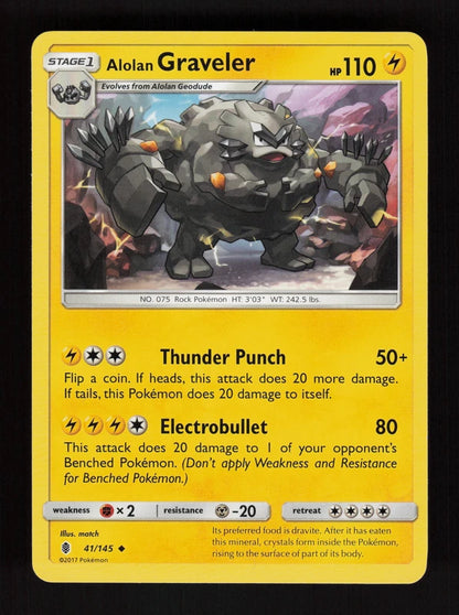 Alolan Graveler 41/145 - Guardians Rising