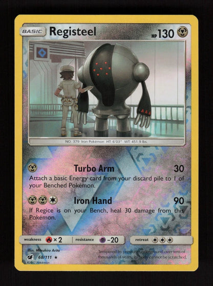Registeel 68/111 - Reverse Holo - Crimson Invasion