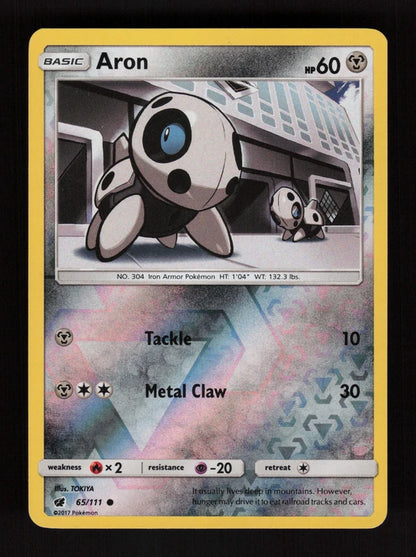 Aron 65/111 - Reverse Holo - Crimson Invasion