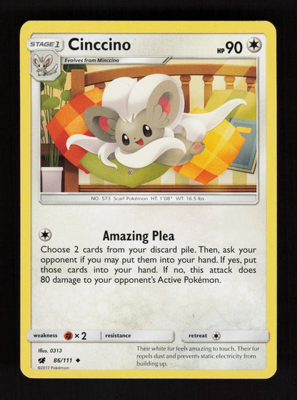 Cinccino 86/111 - Crimson Invasion