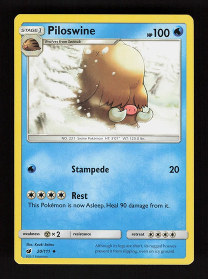 Piloswine 20/111 - Crimson Invasion