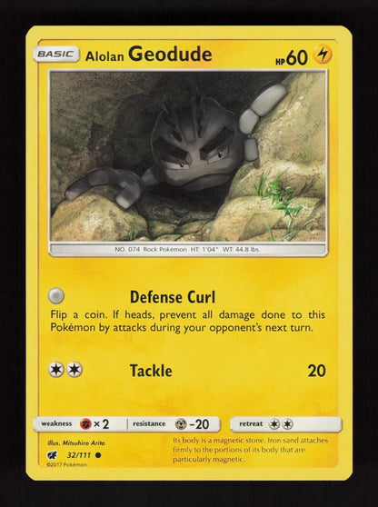 Alolan Geodude 32/111 - Crimson Invasion