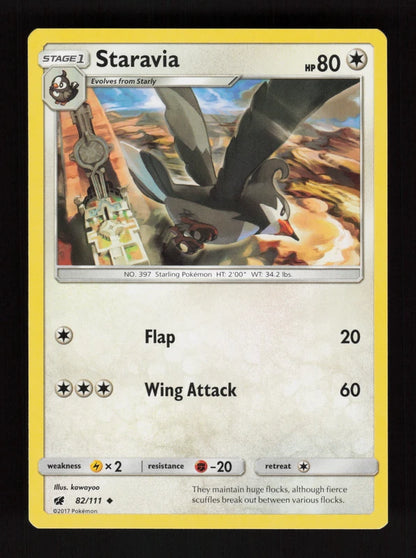 Staravia 82/111 - Crimson Invasion