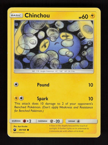Chinchou 49/168 - Celestial Storm