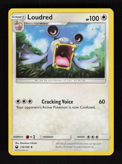 Loudred 118/168 - Celestial Storm