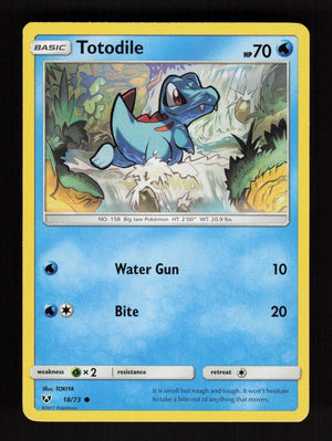 Totodile 18/73 - Shining Legends