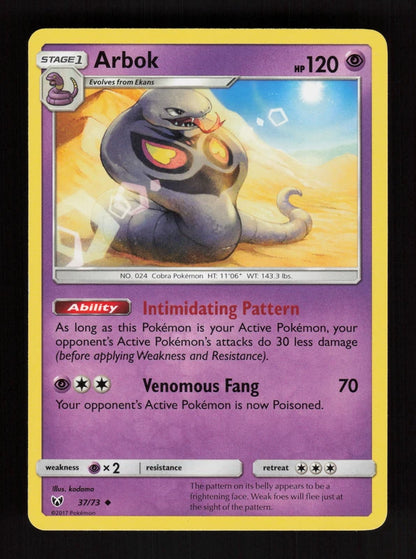 Arbok 37/73 - Shining Legends