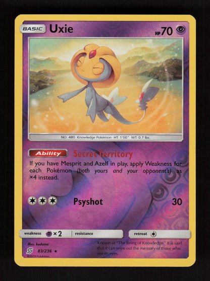 Uxie 83/236 - Reverse Holo - Unified Minds