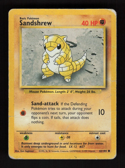 Sandshrew 62/102 - Base