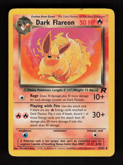 Dark Flareon 35/82 - Team Rocket