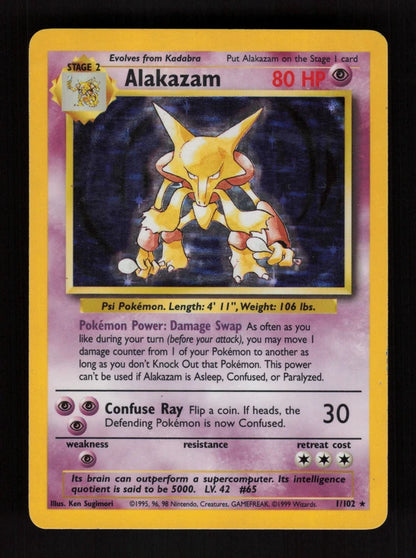 Alakazam 1/102 - Holo - Base