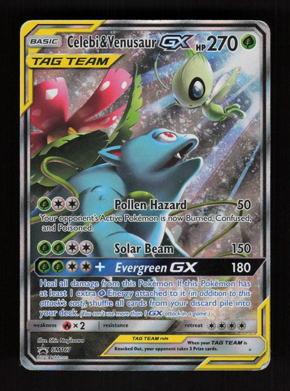 Celebi & Venusaur-GX SM167 - SM Black Star Promos