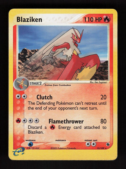 Blaziken 15/109 - Reverse Holo - Ruby & Sapphire