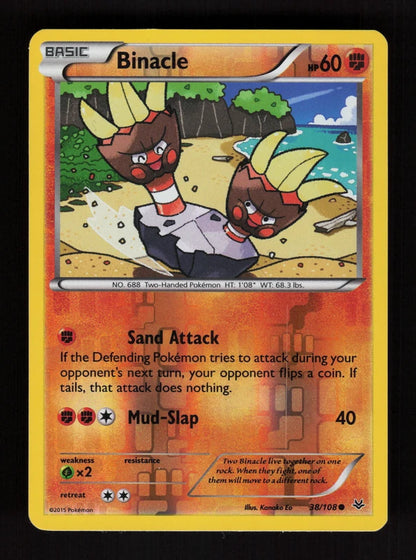 Binacle 38/108 - Reverse Holo - Roaring Skies