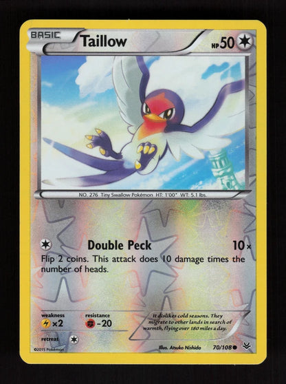 Taillow 70/108 - Reverse Holo - Roaring Skies