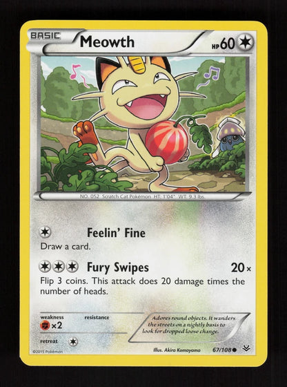 Meowth 67/108 - Roaring Skies