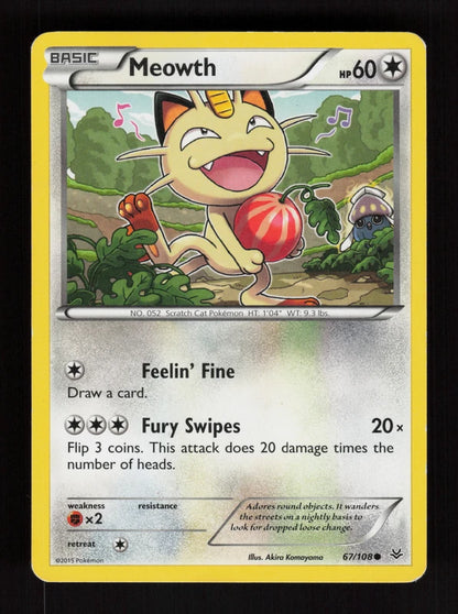 Meowth 67/108 - Roaring Skies