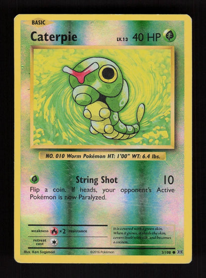 Caterpie 3/108 - Reverse Holo - Evolutions