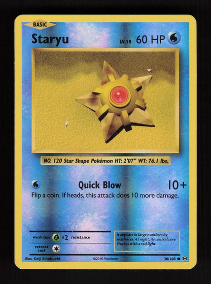 Staryu 30/108 - Reverse Holo - Evolutions
