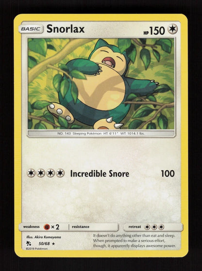 Snorlax 50/68 - Hidden Fates