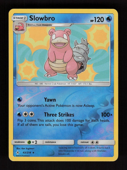 Slowbro 43/214 - Reverse Holo - Unbroken Bonds