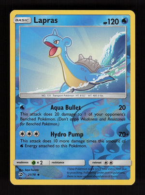 Lapras 21/70 - Reverse Holo - Dragon Majesty