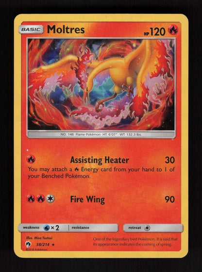 Moltres 38/214 - Holo - Lost Thunder