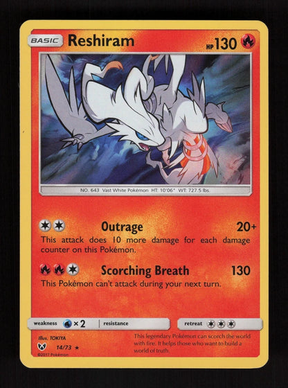 Reshiram 14/73 - Holo - Shining Legends