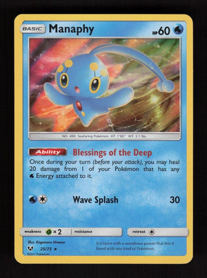 Manaphy 25/73 - Holo - Shining Legends